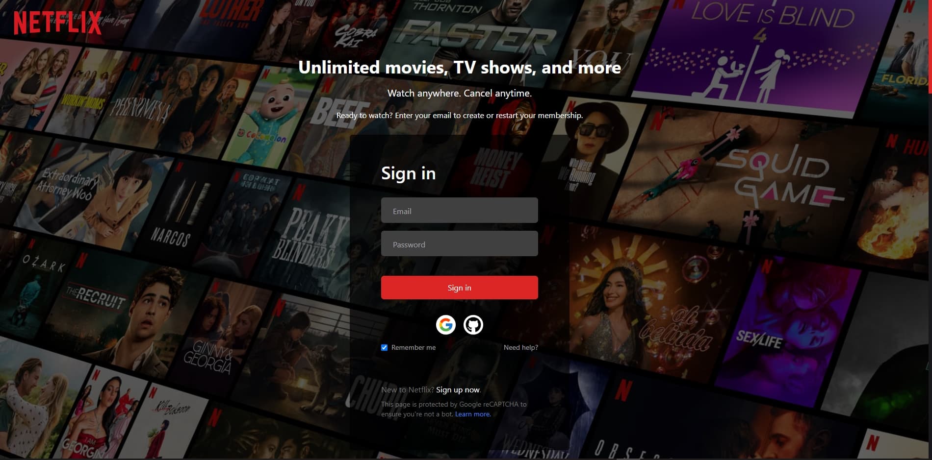 Netflix Clone Application